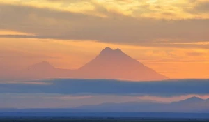 Вулкан Шивелуч, Камчатка. 