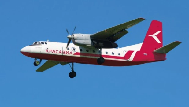 Ан-24 авиакомпании "КрасАвиа".