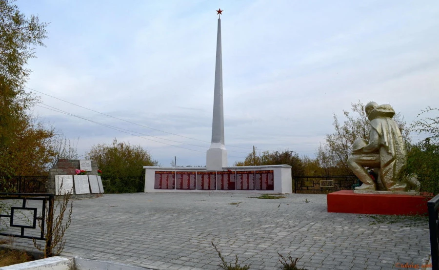 Памятник павшим в годы Великой Отечественной войны в 1941-1945 годах (после капремонта).