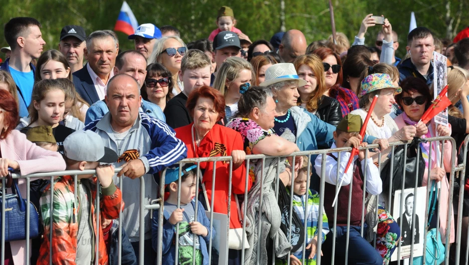 Парад Победы в Барнауле. 2019 год.
