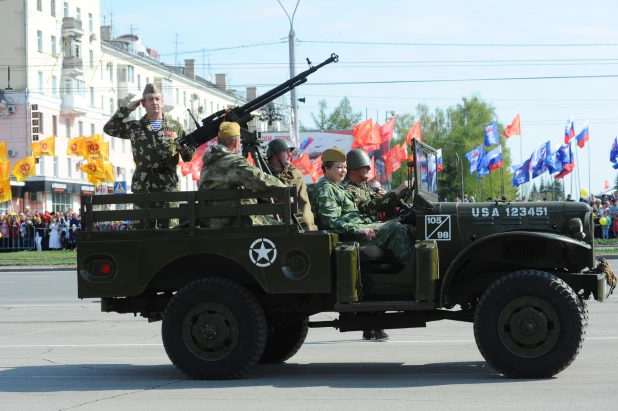 Парад Победы в Барнауле. 2019 год.