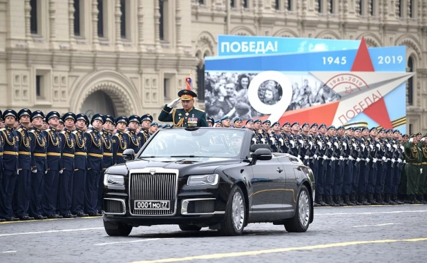 Парад Победы в Москве. 2019 год.