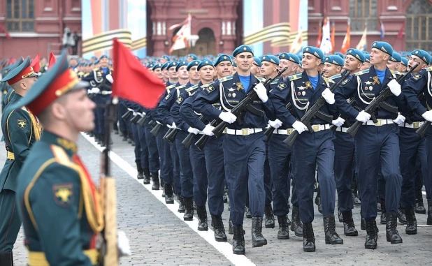 Парад Победы в Москве. 2019 год.