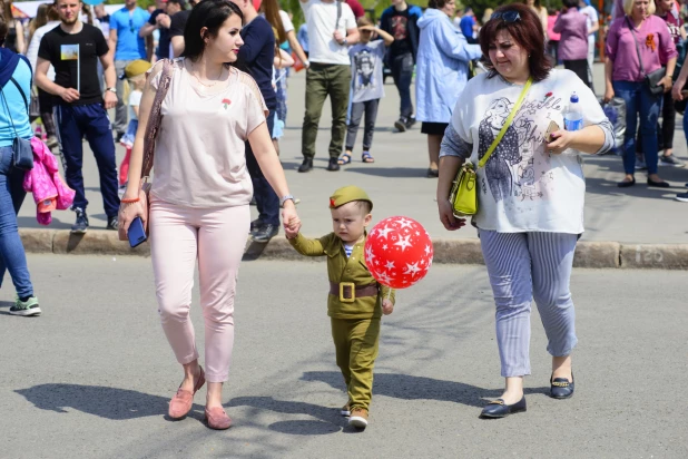 День Победы в Барнауле. 2019 год.