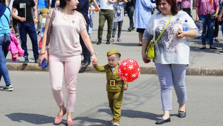 День Победы в Барнауле. 2019 год.