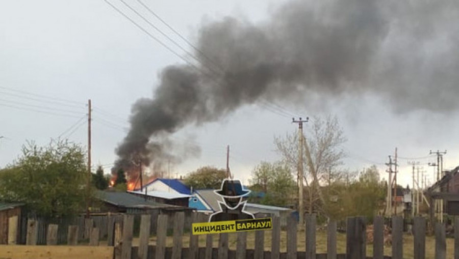 Пожар в Бобровке 13 мая 2019 года.