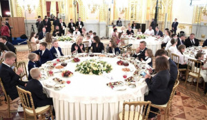 Торжественный прием многодетных семей в Кремле.