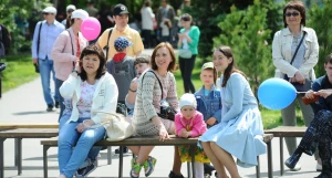 День защиты детей в Центральном парке Барнаула.