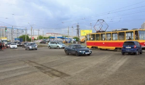 Дорога в Барнауле.