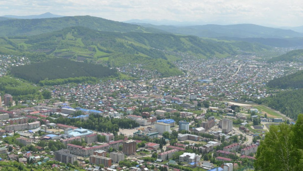 Вид на Горно-Алтайск.