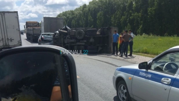 ДТП на трассе Барнаул - Новосибирск.