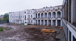 Строительство художественного музея в Барнауле.