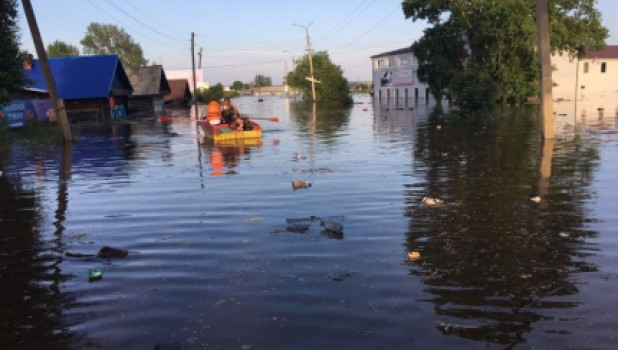 Эвакуация населения в Иркутской области.