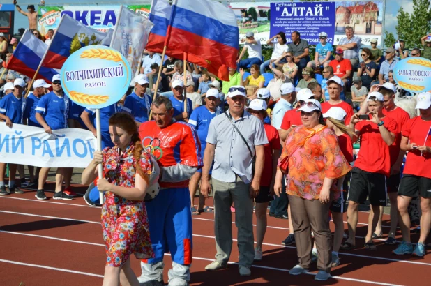 Олимпиада сельских спортсменов Алтайского края в Кулунде.