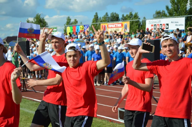 Олимпиада сельских спортсменов Алтайского края в Кулунде.