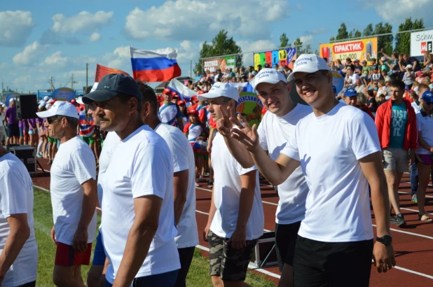 Олимпиада сельских спортсменов Алтайского края в Кулунде.