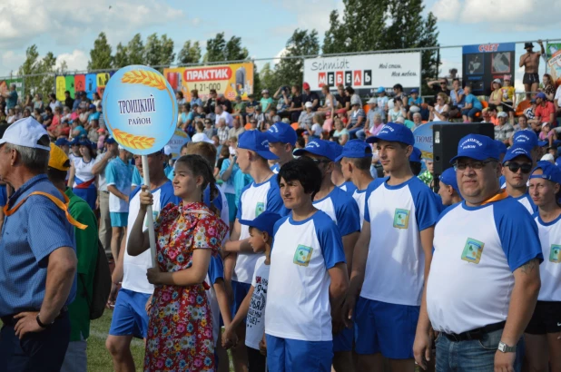 Олимпиада сельских спортсменов Алтайского края в Кулунде.