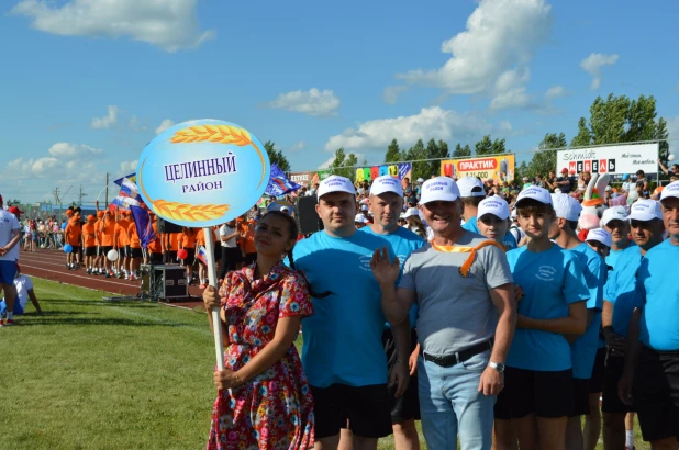 Олимпиада сельских спортсменов Алтайского края в Кулунде.