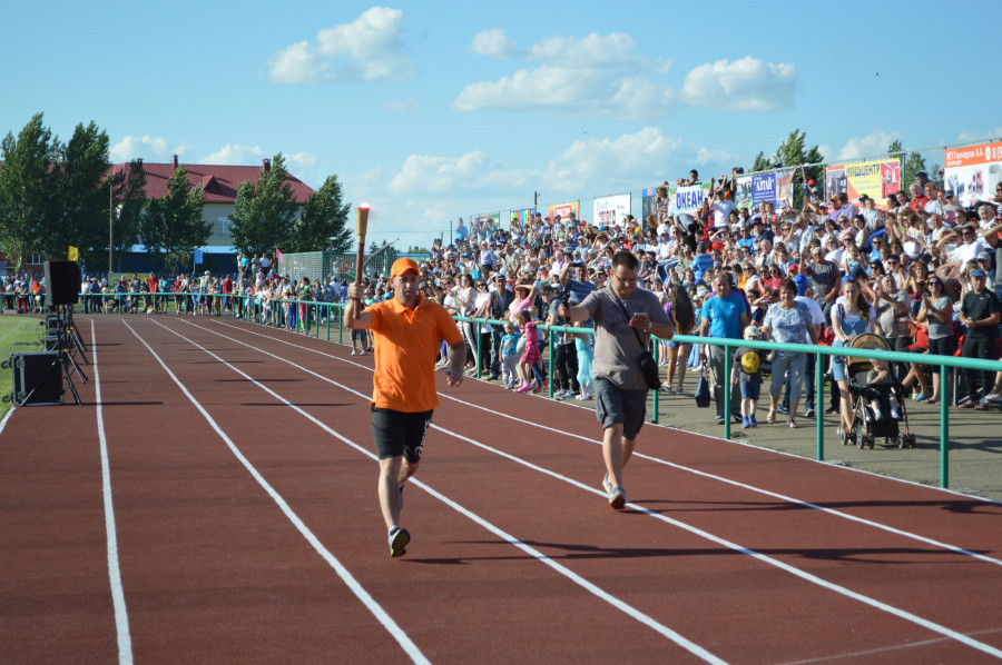 Олимпиада сельских спортсменов Алтайского края в Кулунде.