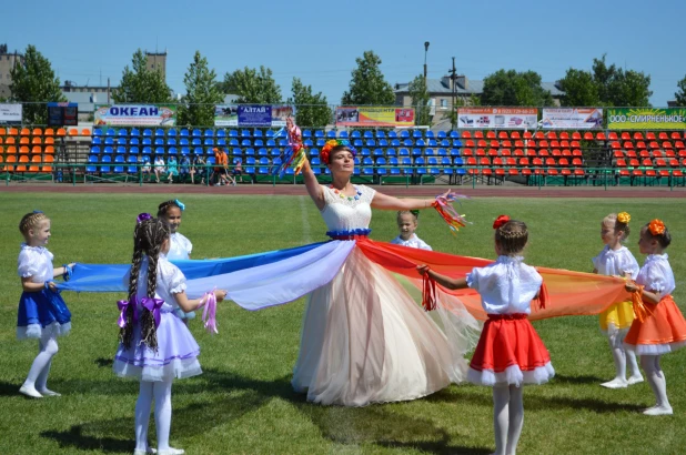 Олимпиада сельских спортсменов Алтайского края в Кулунде.