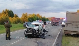 ДТП перед Крутихой  9 июля 2019 года.