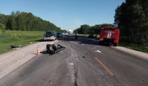 ДТП на трассе Барнаул - Новосибирск. 