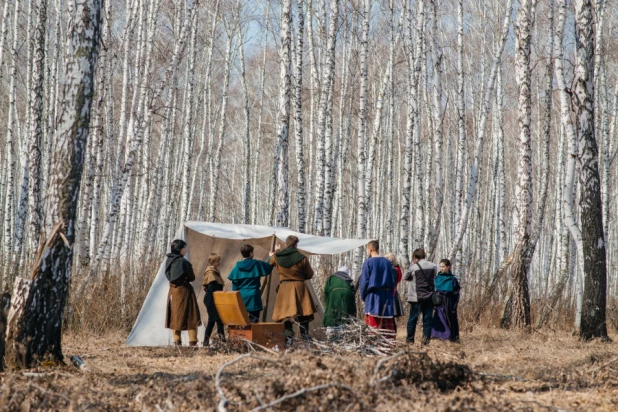 Алтайские реконструкторы.