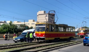 ДТП с трамваем на ул. Малахова.