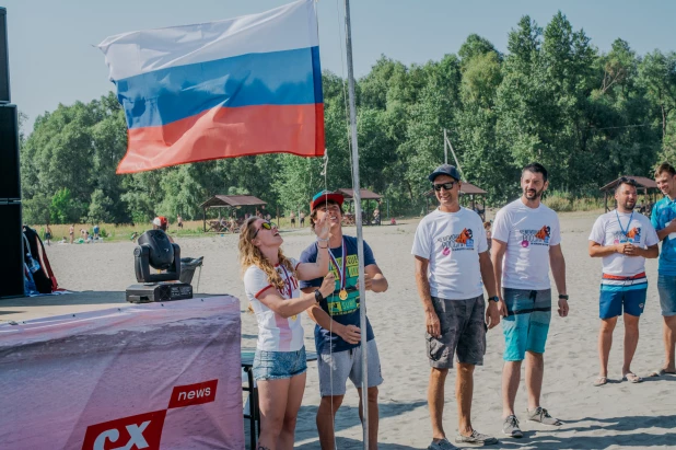 Чемпионат России по вейкбордингу в Барнауле.