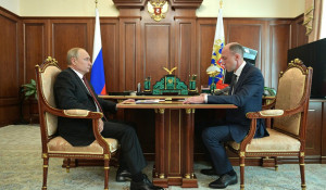 Олег Хорохордин и Владимир Путин. 