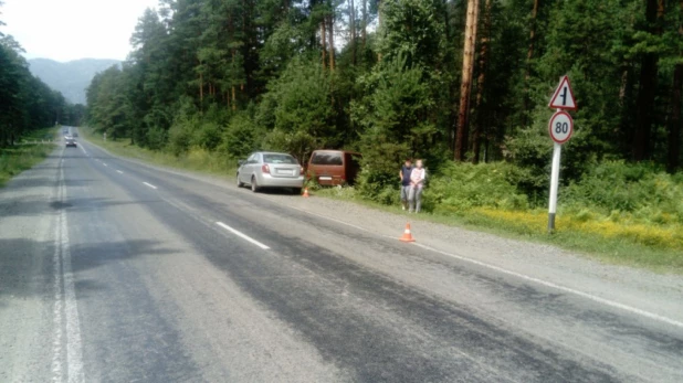 Авария в Чемальском районе.