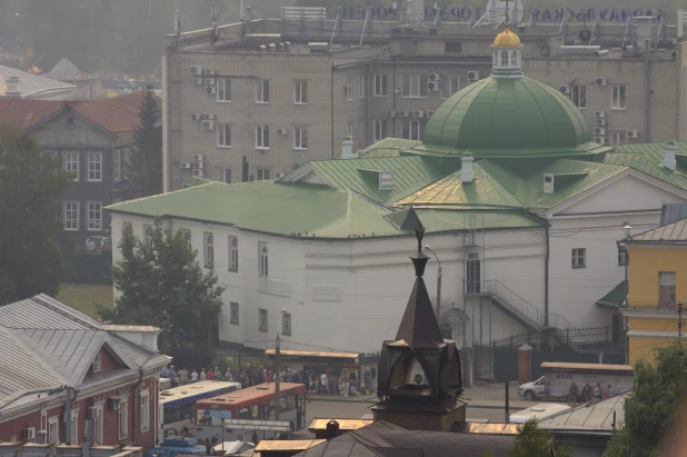 Смог в Барнауле. Июль 2019.