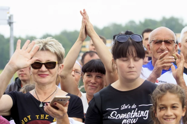 Марина Девятова на Шукшинском фестивале в Сростках.