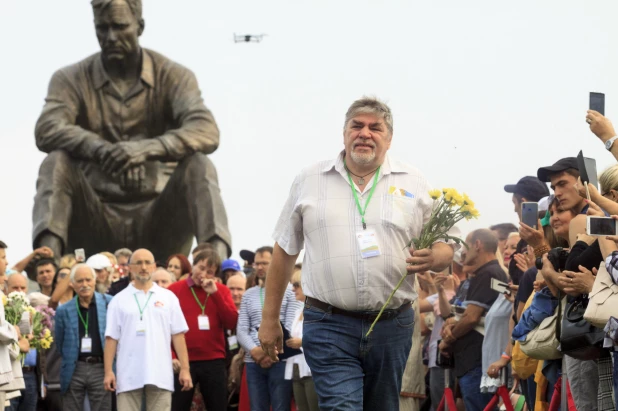 Гости Шукшинского фестиваля на Пикете.