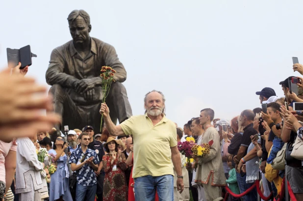 Гости Шукшинского фестиваля на Пикете.