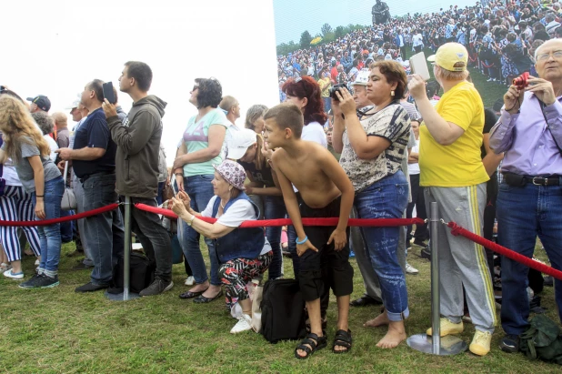 Гости Шукшинского фестиваля на Пикете.