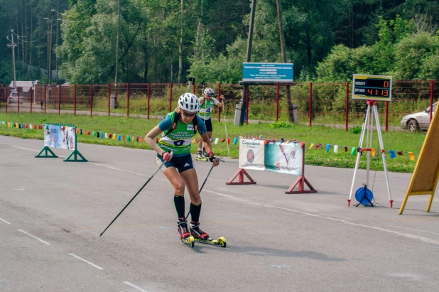 Чемпионат по биатлону среди ветеранов.