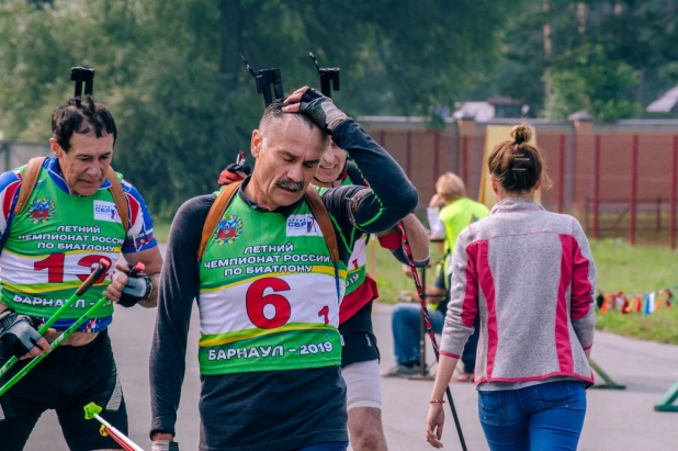 Чемпионат по биатлону среди ветеранов.