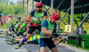 Чемпионат по биатлону среди ветеранов.