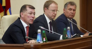 Максим Топилин, Виктор Томенко и Александр Романенко.