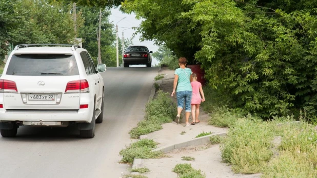 Тротуары в Барнауле. Ядринцева.