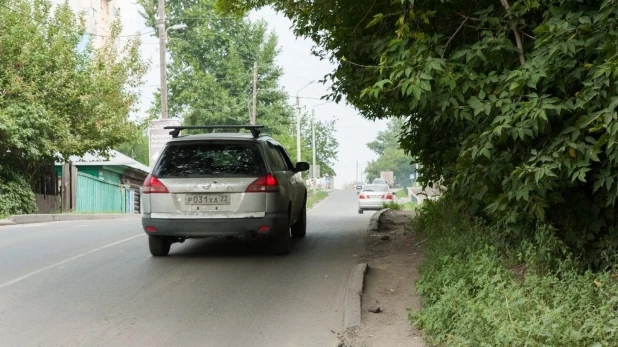 Тротуары в Барнауле.