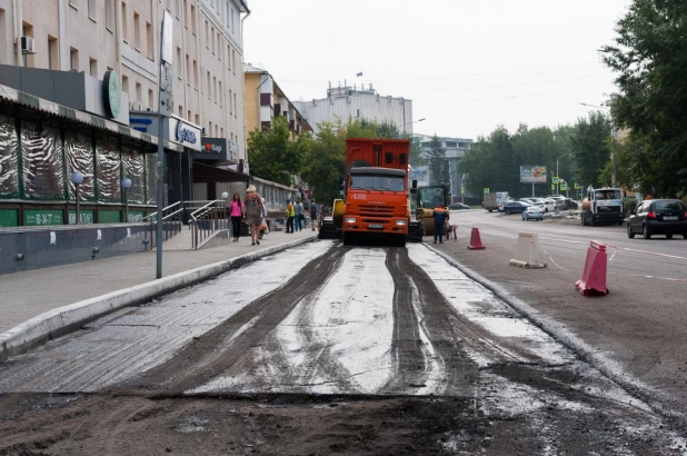 Тротуары в Барнауле.