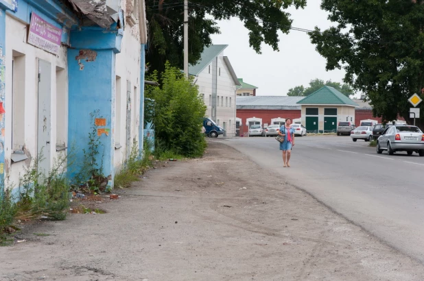 Тротуары в Барнауле.