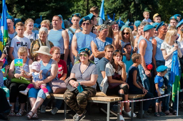 День ВДВ в Барнауле. 2019 год.