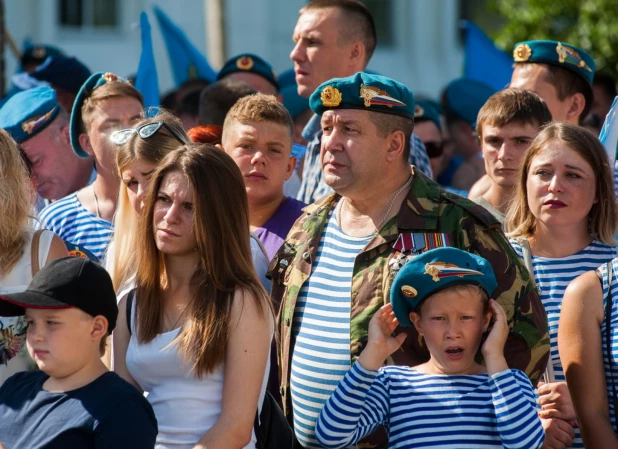 День ВДВ в Барнауле. 2019 год.