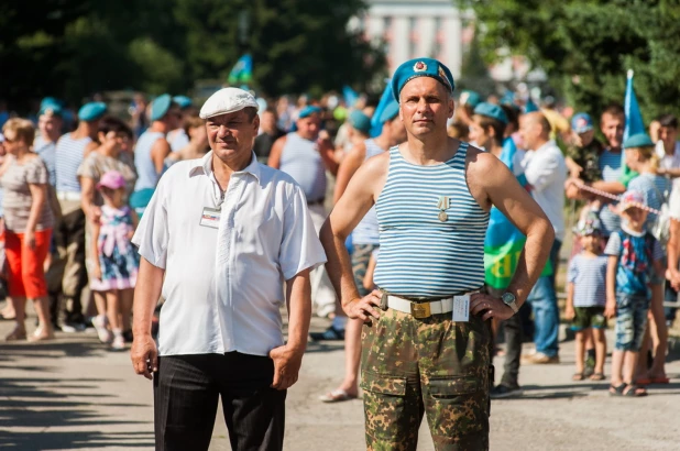 День ВДВ в Барнауле. 2019 год.