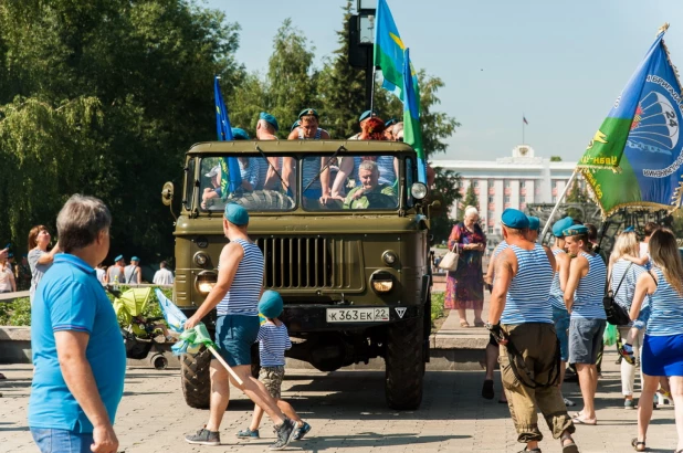 День ВДВ в Барнауле. 2019 год.