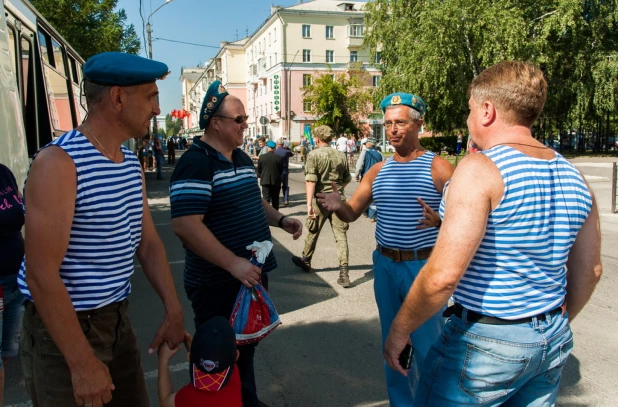 День ВДВ в Барнауле. 2019 год.