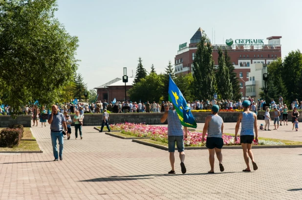 День ВДВ в Барнауле. 2019 год.